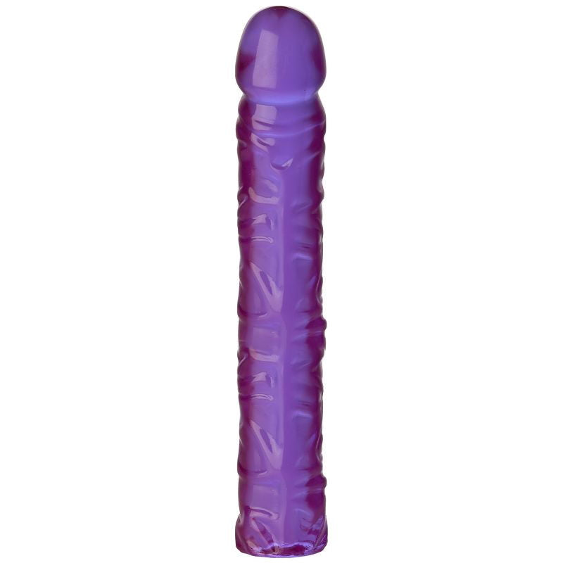 25cm Classic Flexible Jelly Dong - Purple - Shhh...