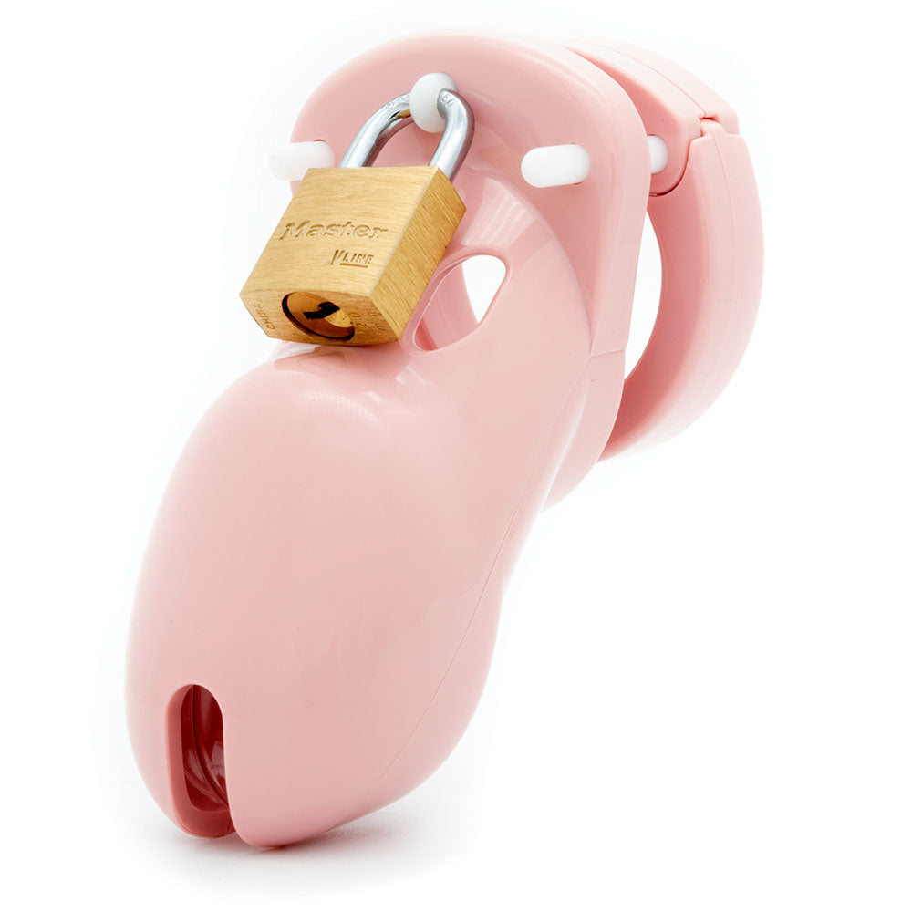 CB-3000 Chastity Cock Cage Kit - Pink