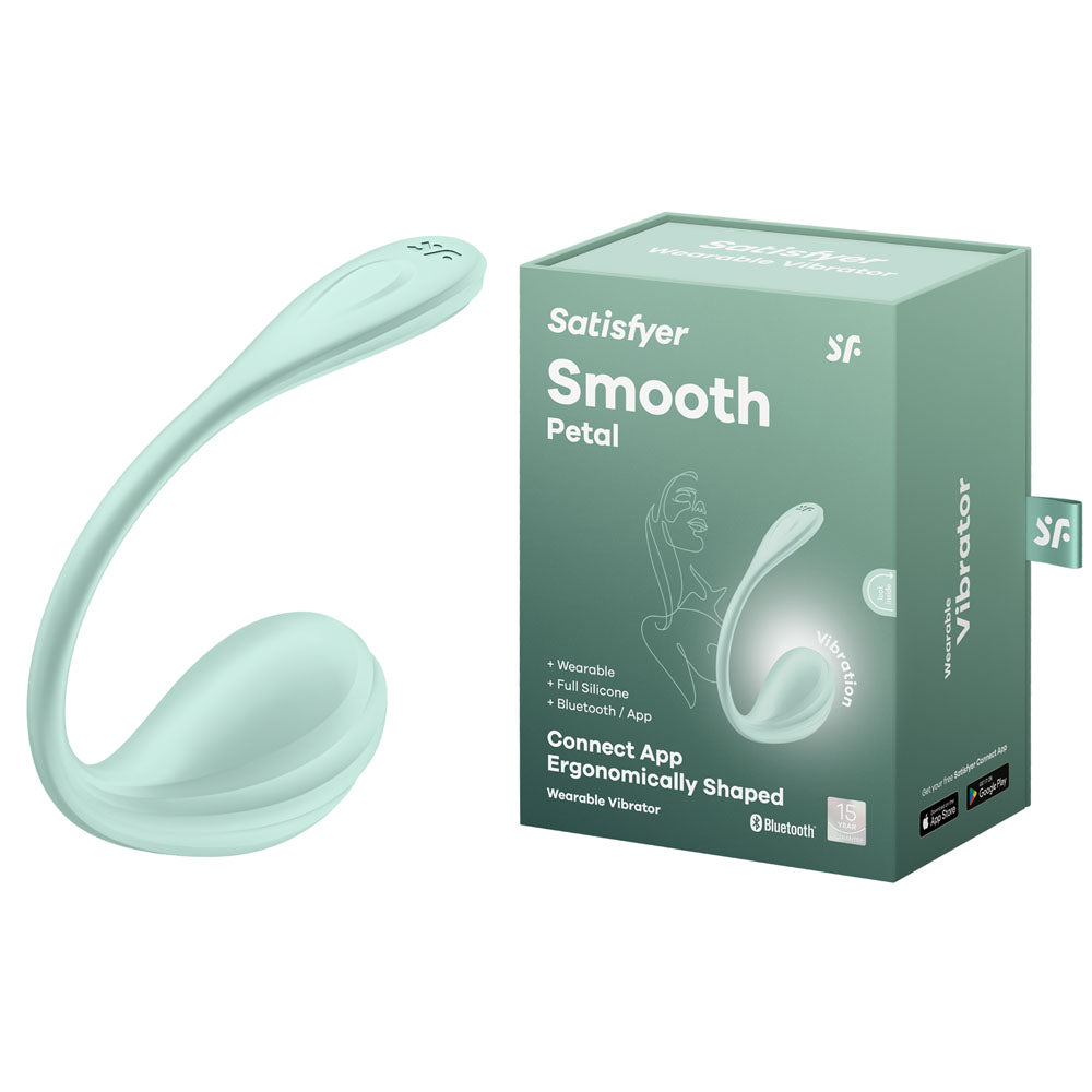 Satisfyer Smooth Petal Wearable G-Spot Vibe - Mint