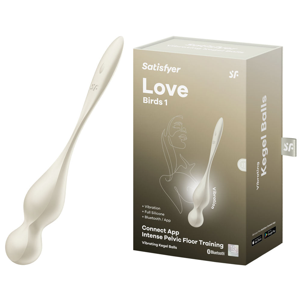 Satisfyer Love Birds 1 Kegel Wand - Pearl White