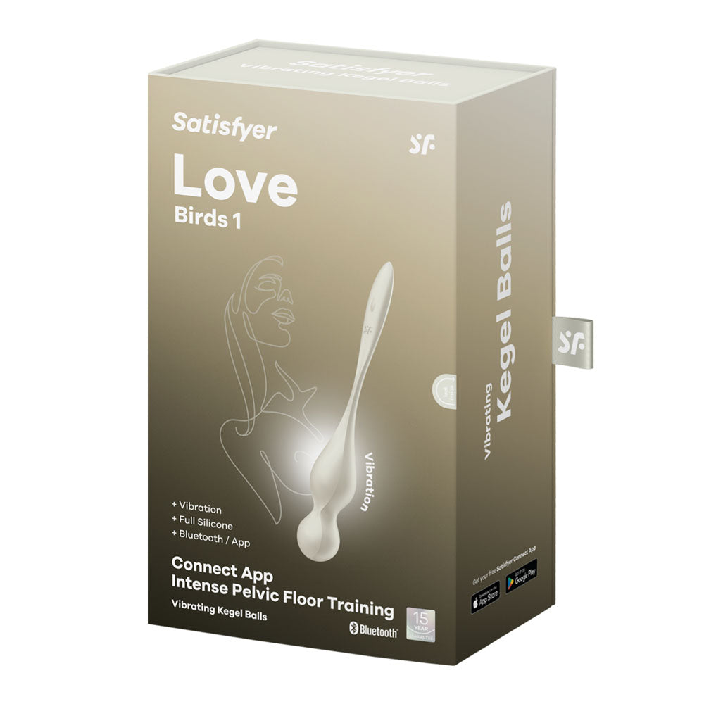 Satisfyer Love Birds 1 Kegel Wand - Pearl White