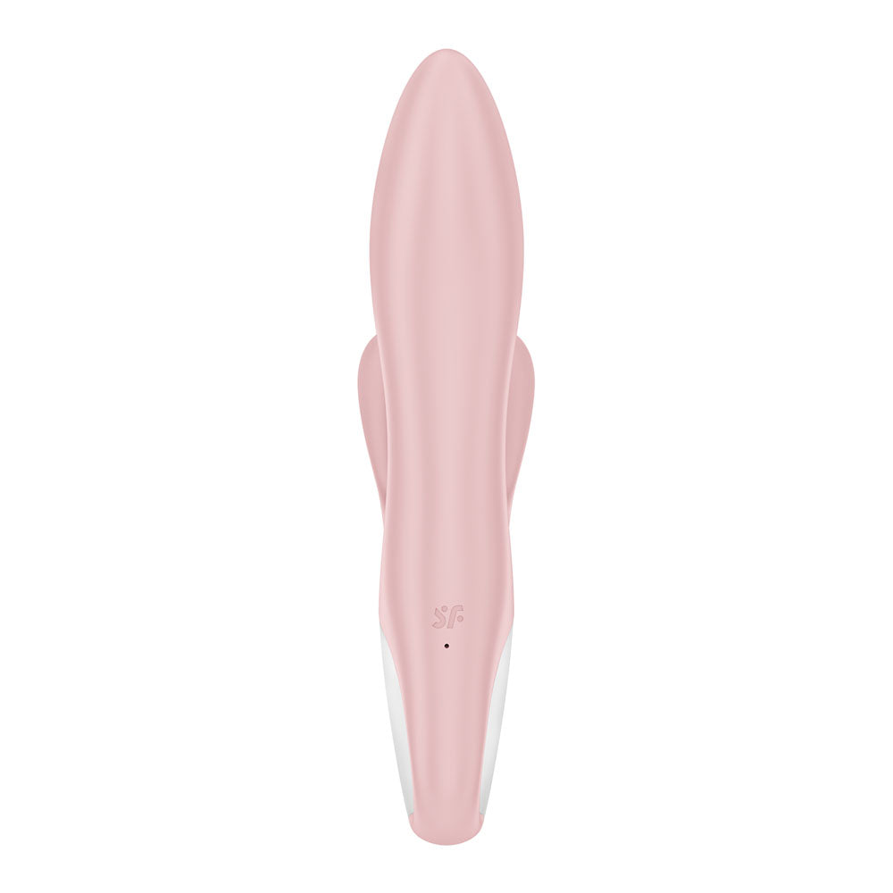 Satisfyer Air Pump Bunny 3 USB Rechargeable INFLATABLE Rabbit Vibrator - Pink