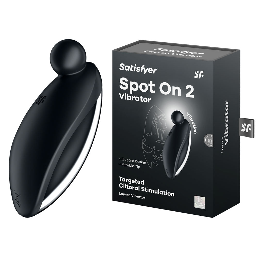 Satisfyer Spot On 2 Lay On Vibrator - Black