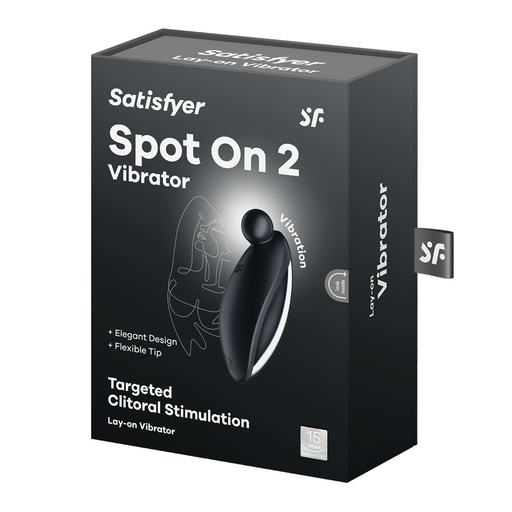 Satisfyer Spot On 2 Lay On Vibrator - Black