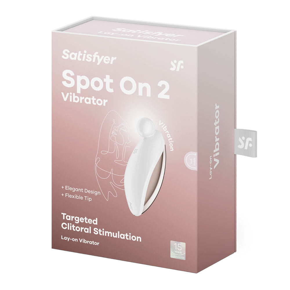 Satisfyer Spot On 2 Lay On Vibrator - White