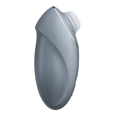 Satisfyer Tap & Climax 1 Waterproof Lay On Vibrator - Blue Grey