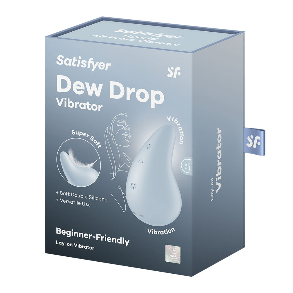 Satisfyer Dew Drop Lay On Vibe - Blue