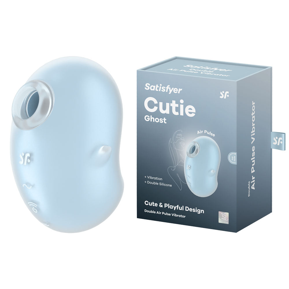 Satisfyer Cutie Ghost Air Pulse Clit Stimulator - Blue