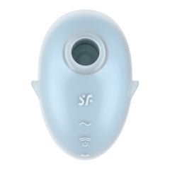 Satisfyer Cutie Ghost Air Pulse Clit Stimulator - Blue