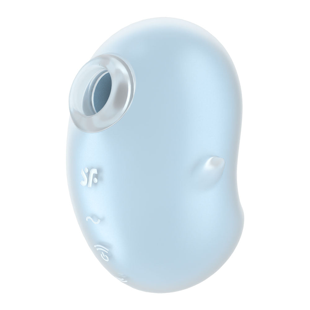 Satisfyer Cutie Ghost Air Pulse Clit Stimulator - Blue