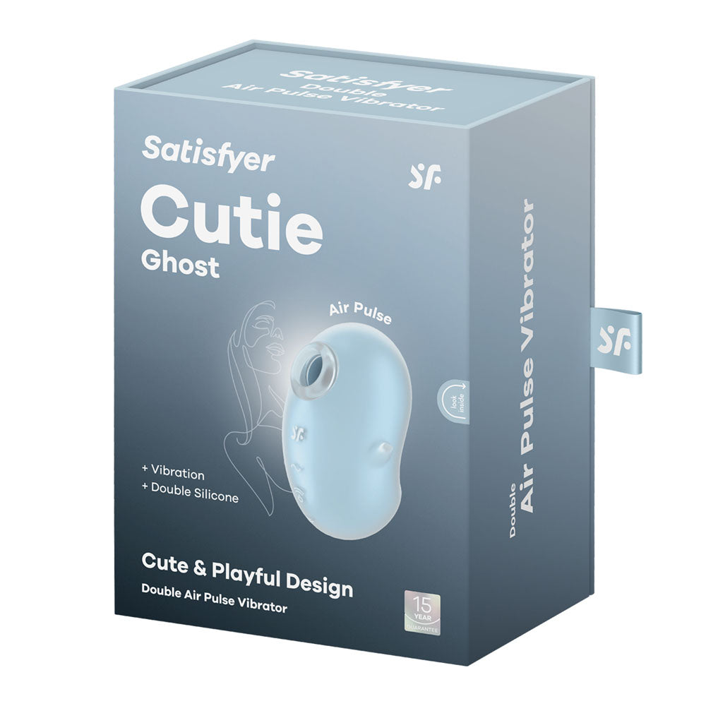 Satisfyer Cutie Ghost Air Pulse Clit Stimulator - Blue