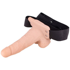 6'' Vibrating Hollow Strap-On - Shhh...