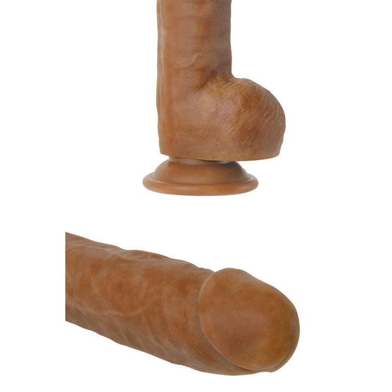 Adam & Eve Adam's Colossal 25cm Straight Cock - Brown