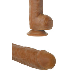 Adam & Eve Adam's Colossal 25cm Straight Cock - Brown