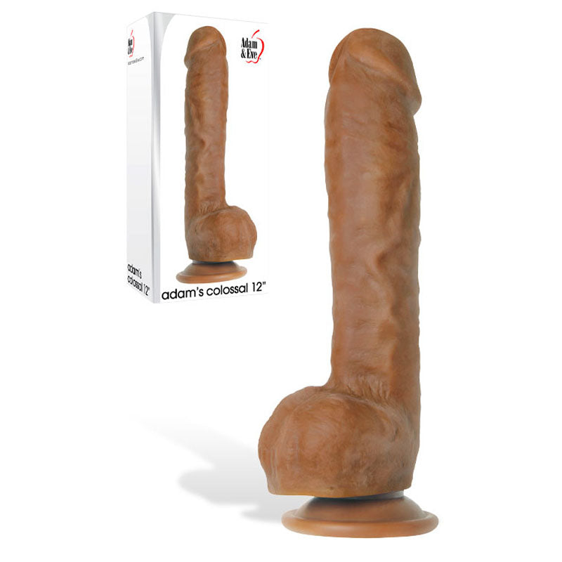 Adam & Eve Adam's Colossal 25cm Straight Cock - Brown