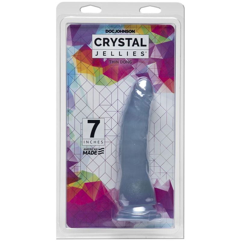 7 inch Thin Jelly Dong - Clear - Shhh...