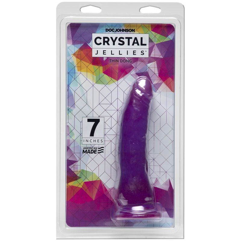 7 inch Thin Jelly Dong - Purple - Shhh...