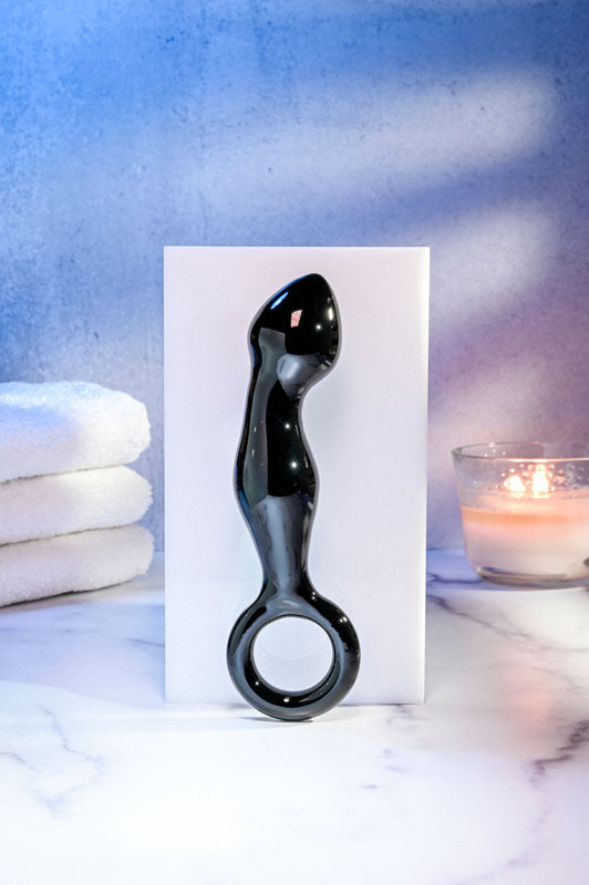 Adam & Eve ADAMS GLASS PROSTATE MASSAGER - 16.6 cm