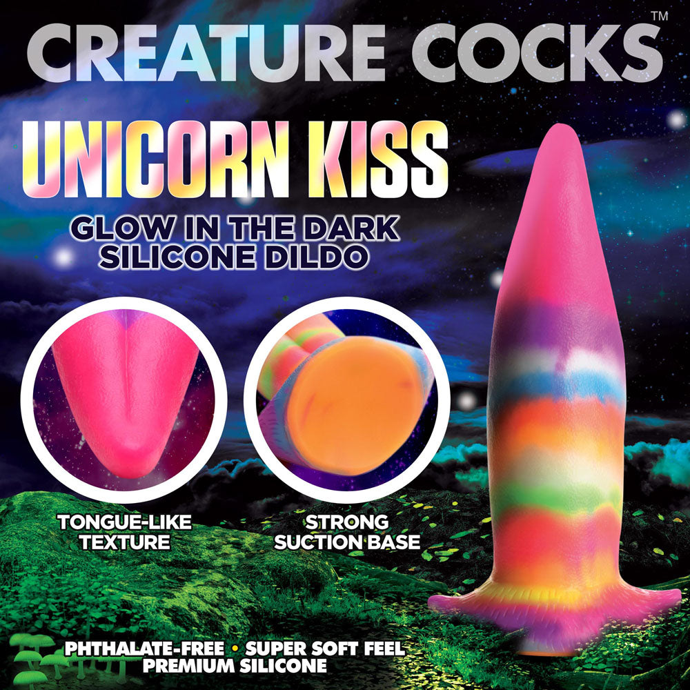 Creature Cocks 21 cm Unicorn Kiss Silicone Fantasy Dildo