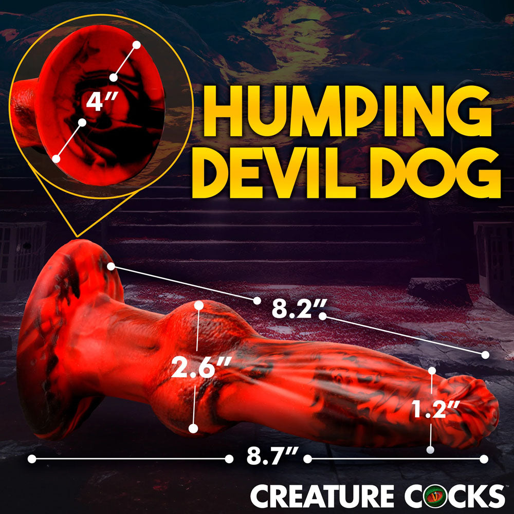 Creature Cocks Hell Wolf -  22 cm USB Rechargeable Thrusting Fantasy Dildo