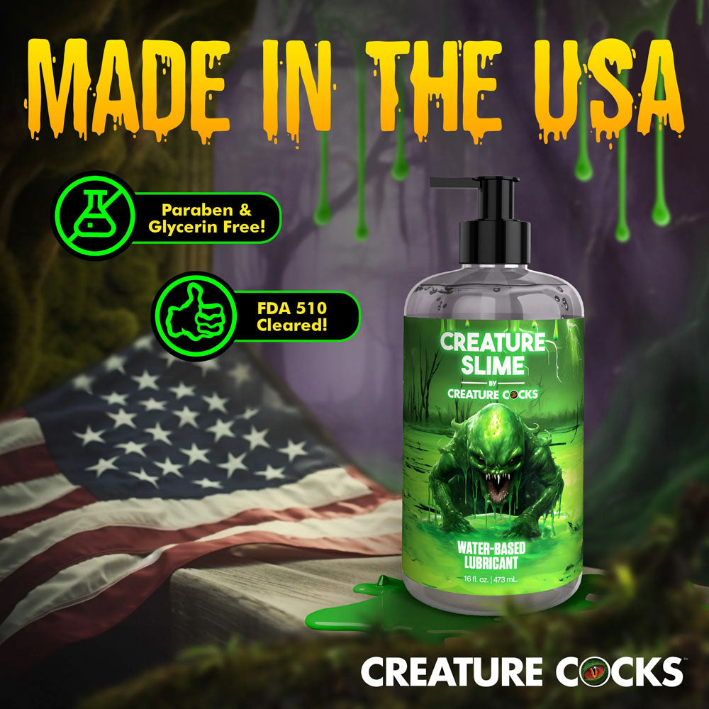 Creature Cocks Water-Based Lubricant - 473 ml - Water Based Lubricant - 473 ml Pump Bottle