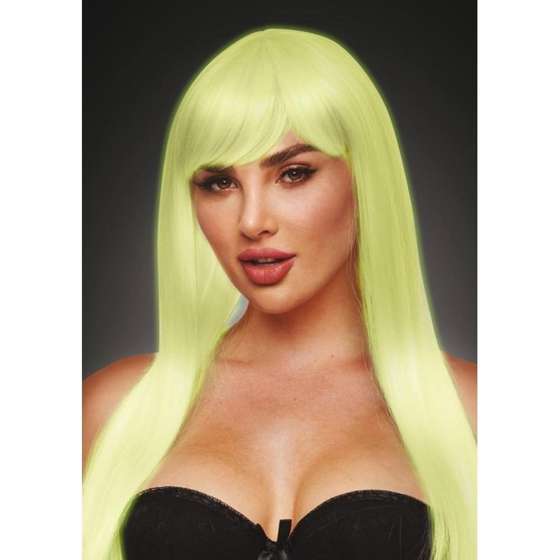 Amber Wig Glow In The Dark White - Shhh...