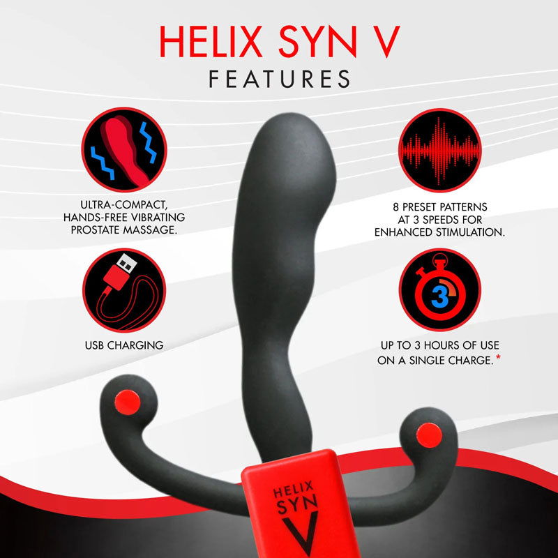 Aneros Helix Syn V Vibrating Prostate Massager - Shhh...