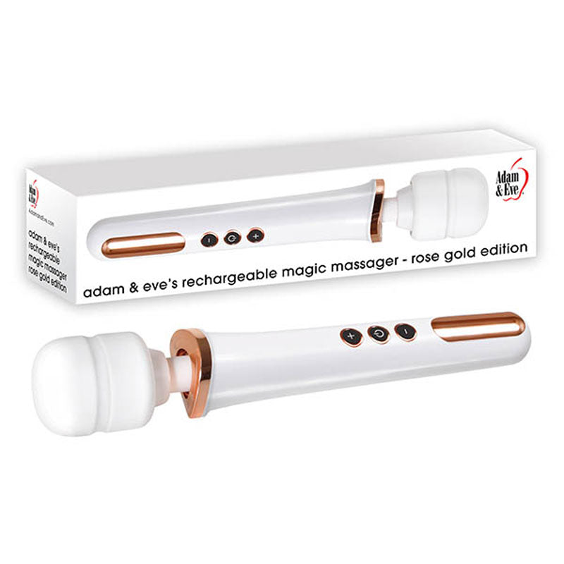 Adam & Eve Rechargeable Magic Massager - White