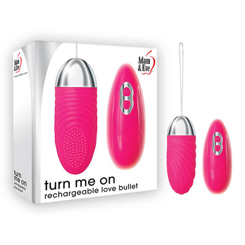 Adam & Eve Turn Me On Rechargeable Love Bullet - Pink