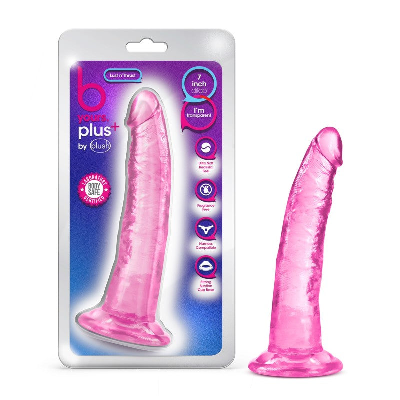 B Yours Plus Lust N Thrust - 19 cm (7.5'') Dong Pink