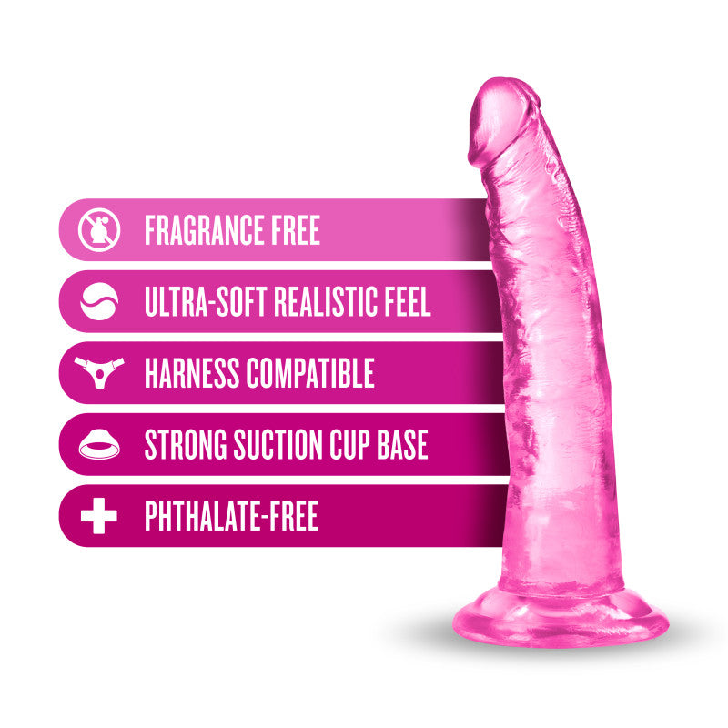 B Yours Plus Lust N Thrust - 19 cm (7.5'') Dong Pink