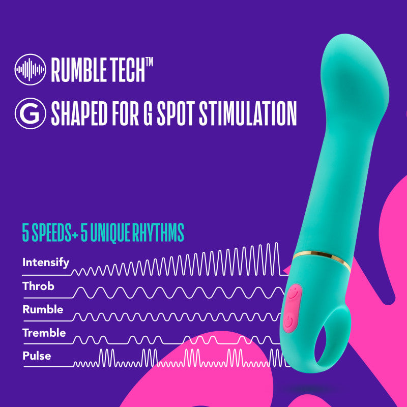 Aria Flirty AF - Teal 16.5 cm Vibrator