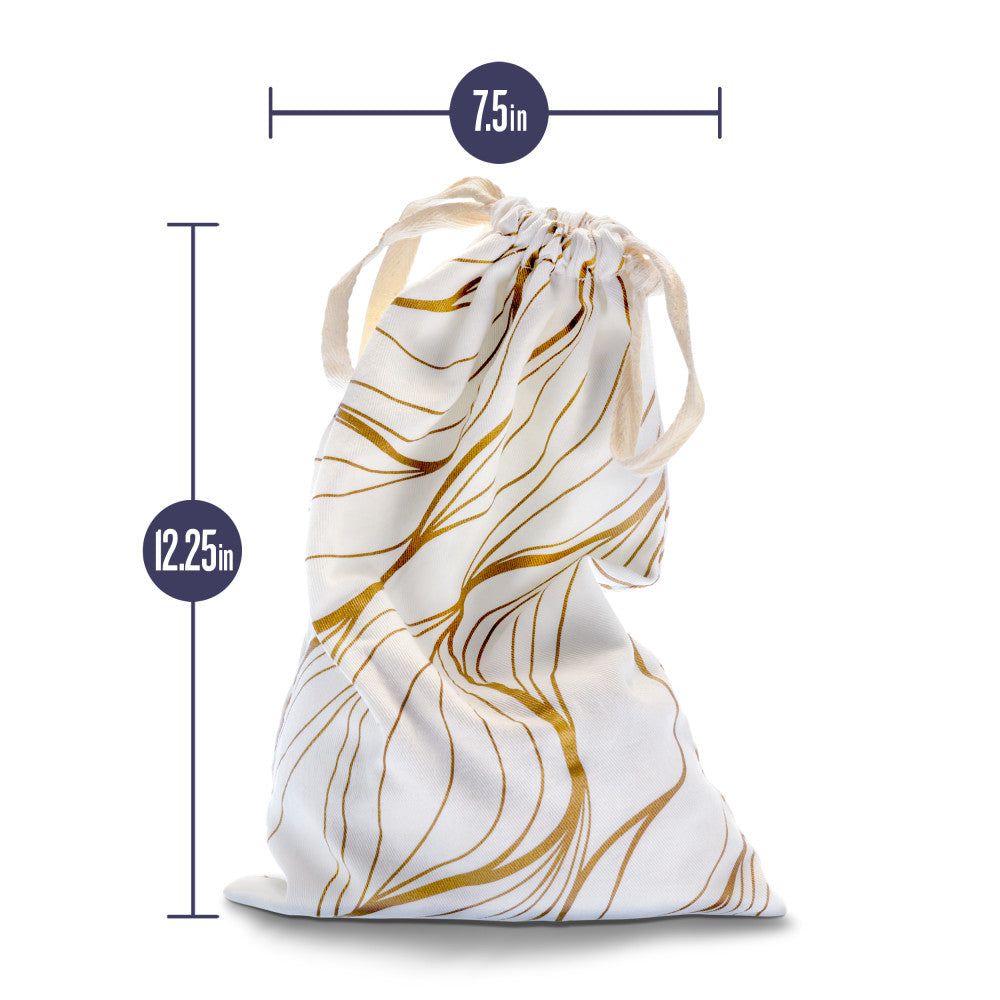 The Collection Embrace Sex Toy Storage Bag - Gold Swirl