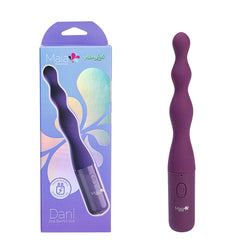 Maia DANI Vibrating Beaded Anal Wand - Purple