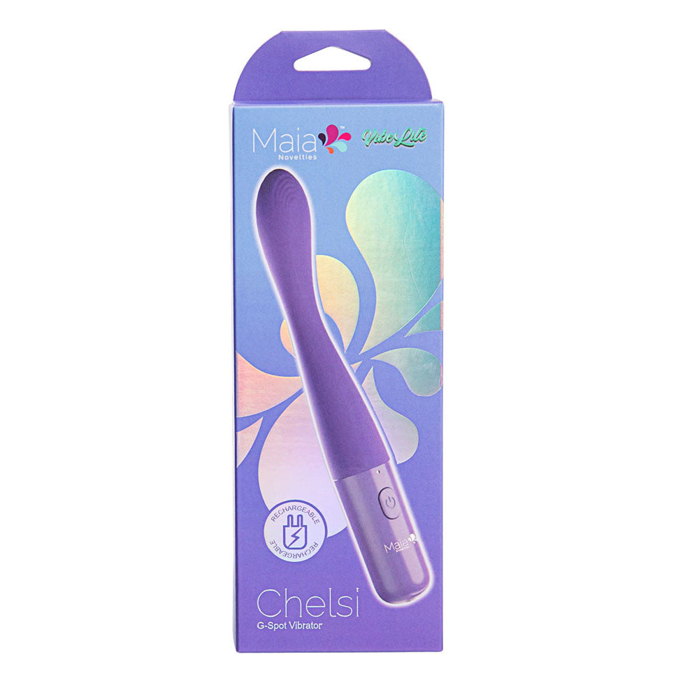 Maia CHELSI Slimline G-Spot Vibrator - Purple