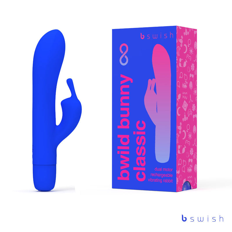 Bwild Classic Bunny Infinite - Pacific  - Pacific  15.2 cm USB Rechargeable Rabbit Vibrator