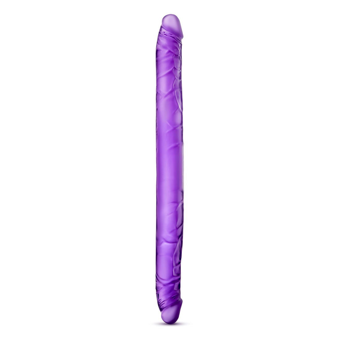 B Yours Double Dildo Purple 16in - Shhh...