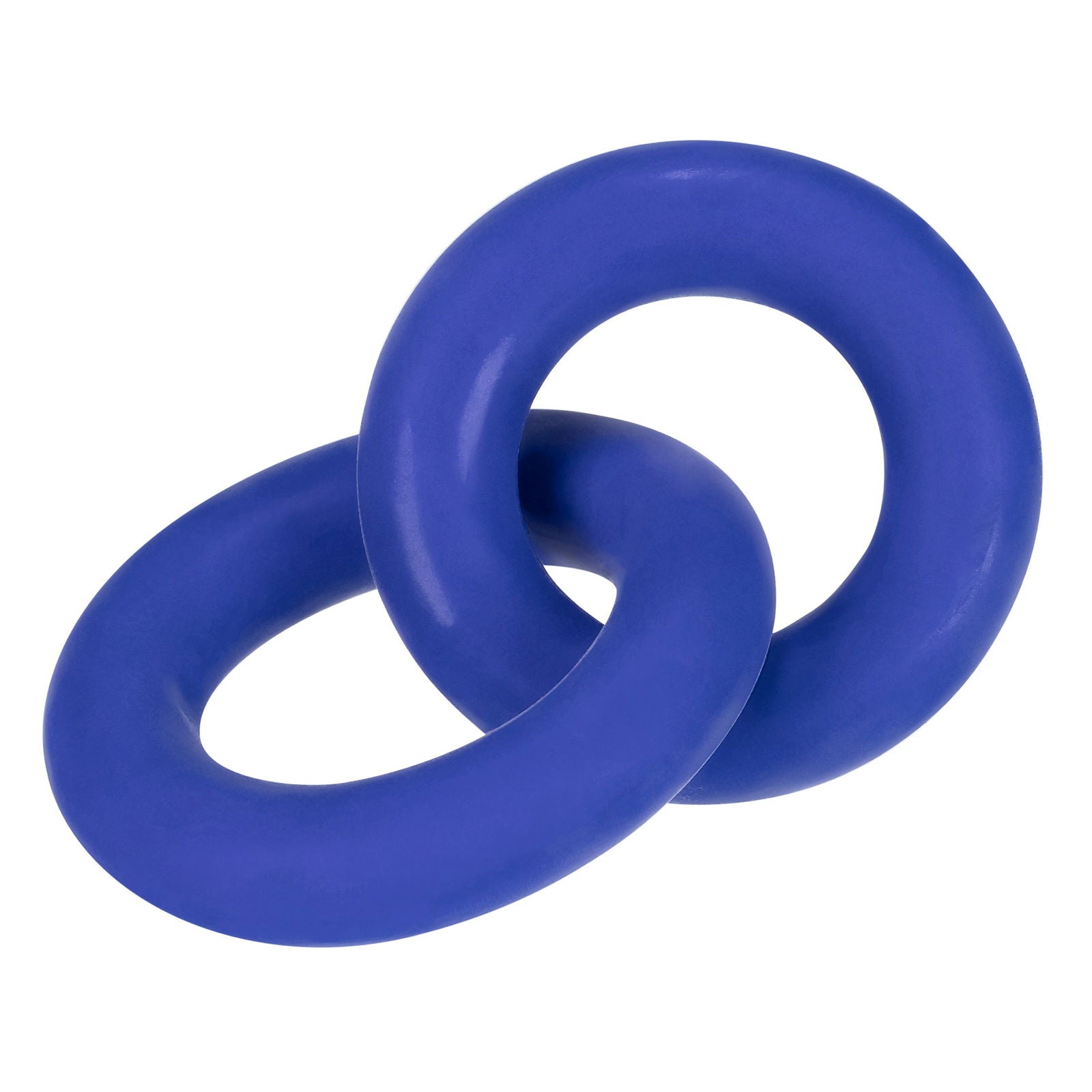 DUO Linked Cock/Ball Rings by Hunkyjunk Cobalt - Shhh...