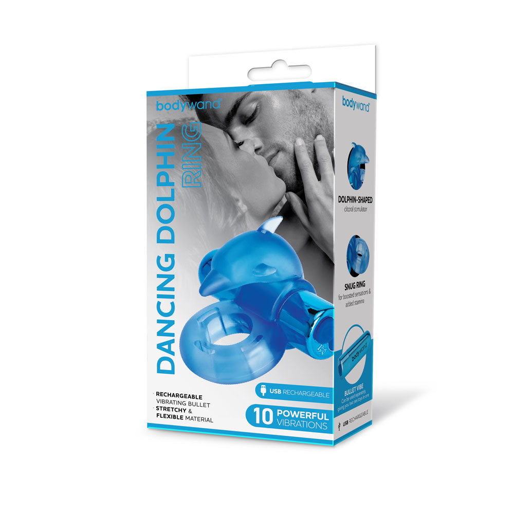 Bodywand Rechargeable Dancing Dolphin Ring - Shhh...