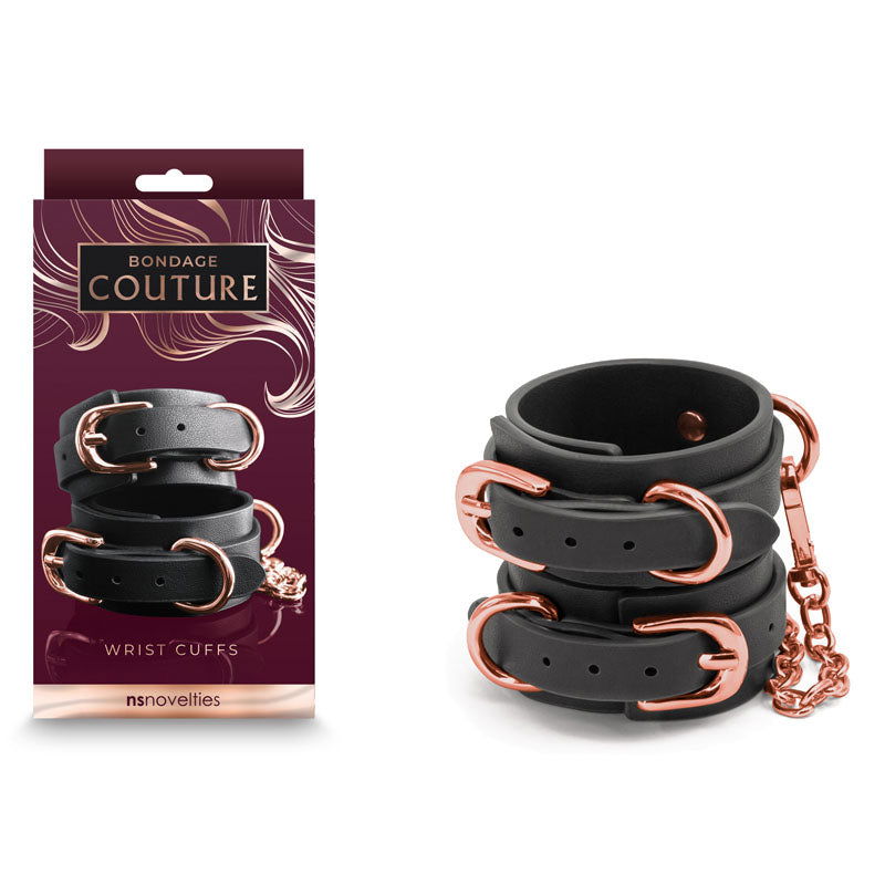 Bondage Couture Wrist Cuffs -  -  Restraints - Shhh...