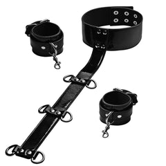 Bound Around Neck to Wrist Restraints - Shhh...