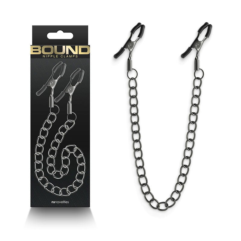 Bound Nipple Clamps - DC2 - Gunmetal - Shhh...