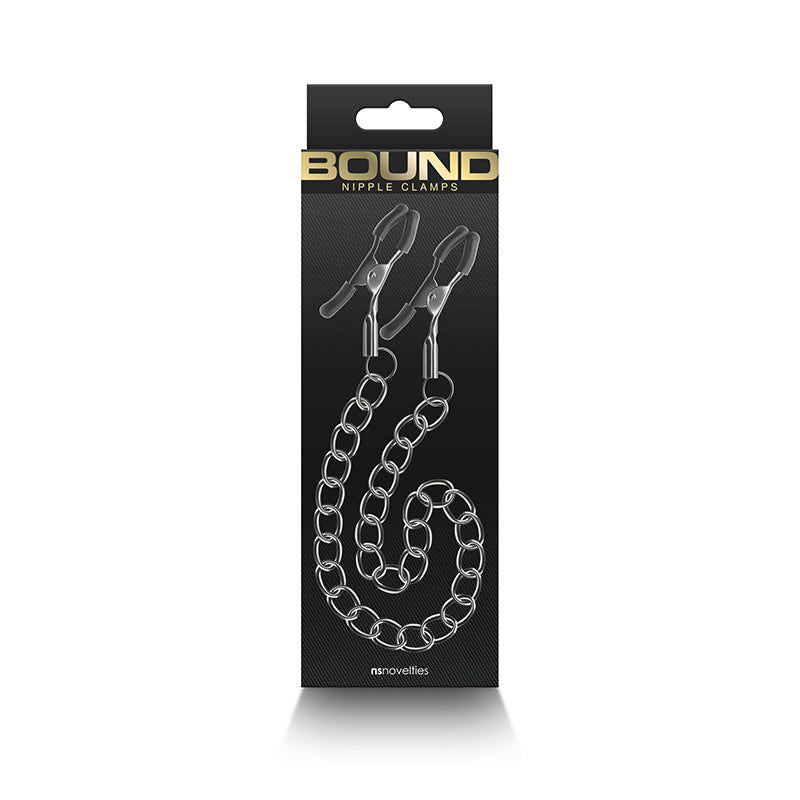 Bound Nipple Clamps - DC2 - Gunmetal - Shhh...