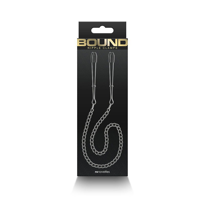 Bound Nipple Clamps - DC3 - Gunmetal - Shhh...