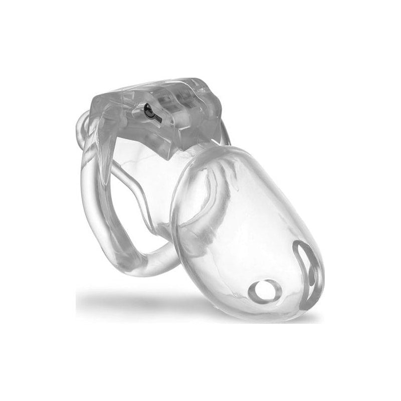 Brutus Stealth Chastity Cage Clear - Shhh...