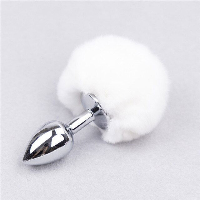 Bunny Rabbit Tail butt plug - Shhh...