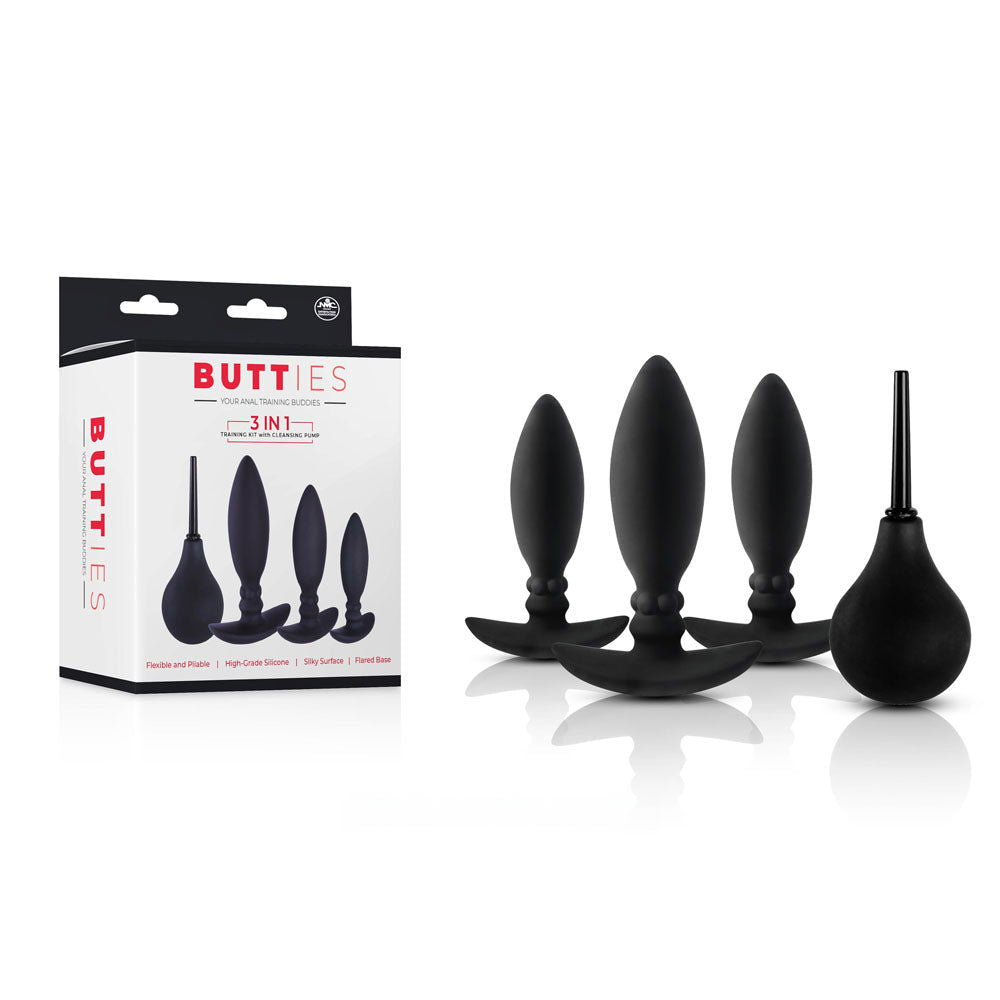 Butties 3 piece Butt Plug Set - Shhh...