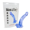Adam & Eve Cool Curved 21cm Jelly G-Spot & P-Spot Dong - Blue