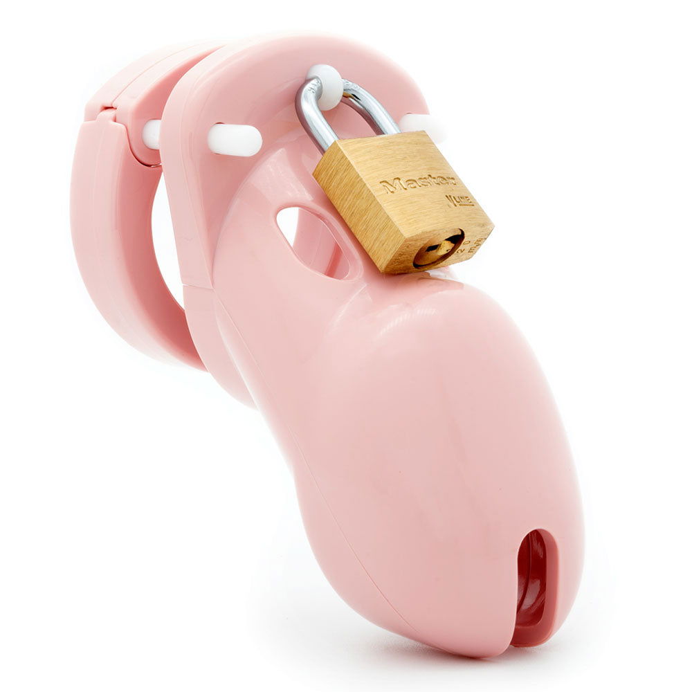 CB-3000 Chastity Cock Cage Kit - Pink - Shhh...