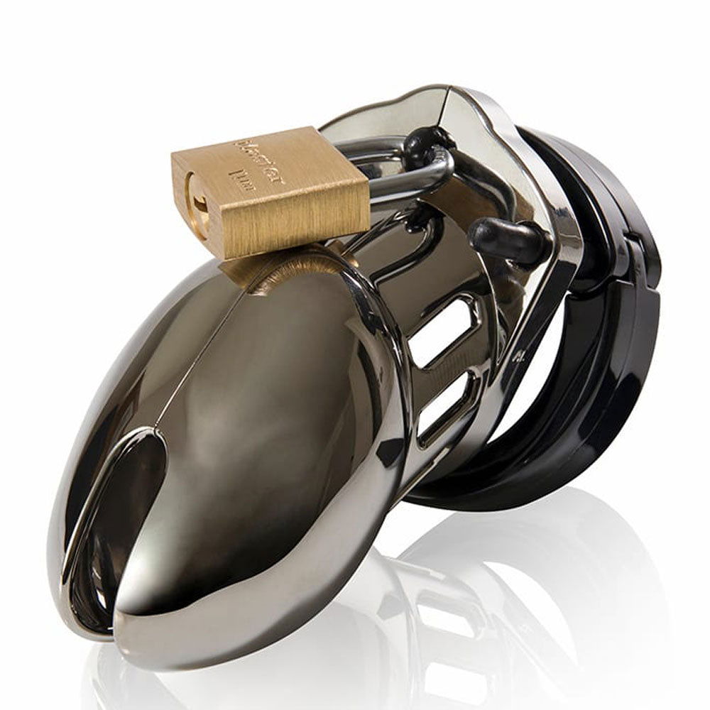 CB-6000S Chastity Cock Cage Kit - Chrome - Shhh...